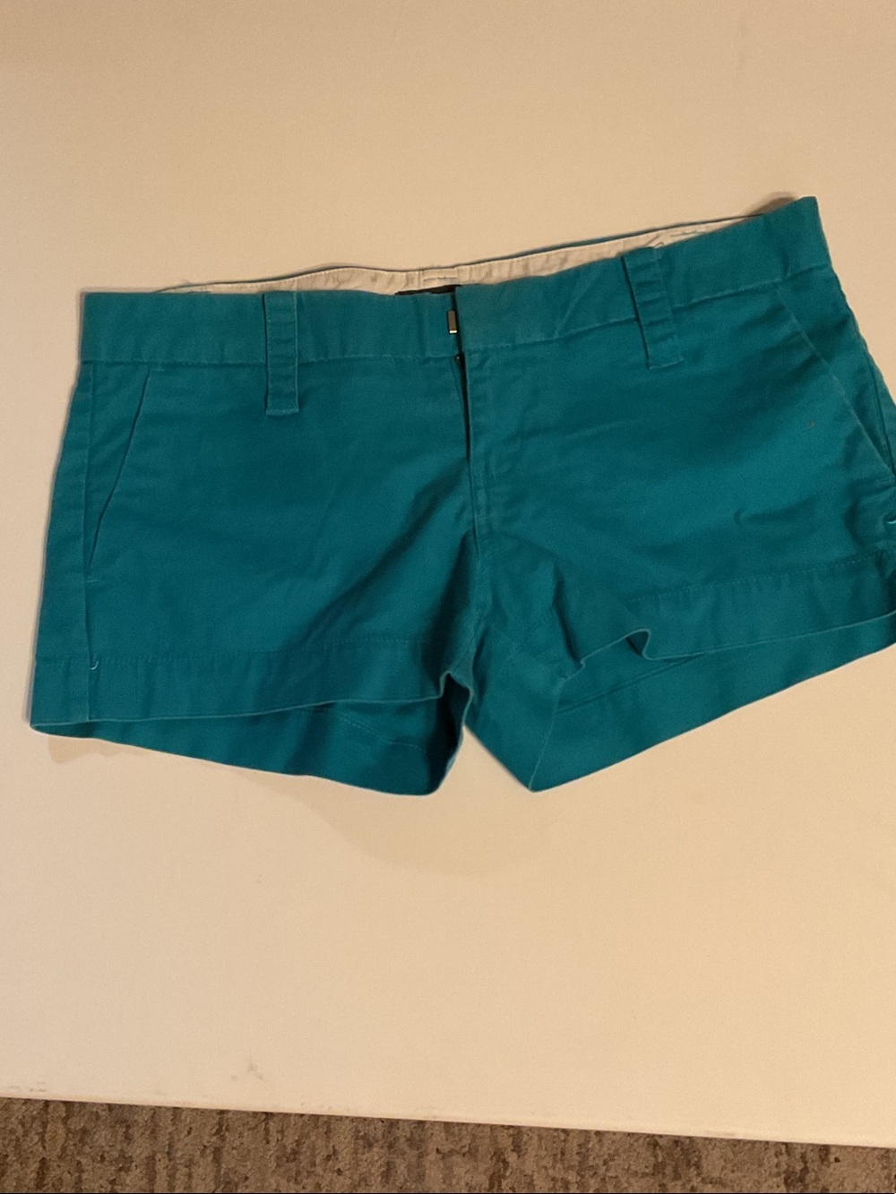 Hurley Teal High-Waist Women's Shorts size 3 Jr (vintage)